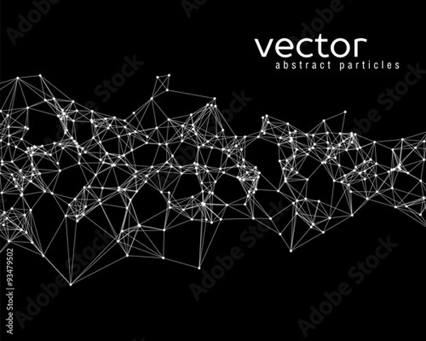 Obraz Vector abstract particles