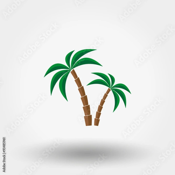 Fototapeta Palms icon.