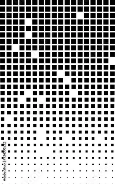 Fototapeta Abstract pixel  background. Falling pixels. Broken texture. Vector illustration. 