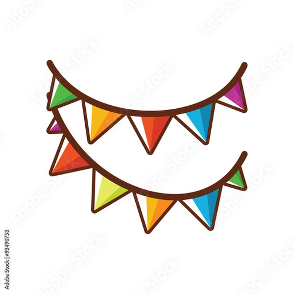 Fototapeta Party Decoration Vector