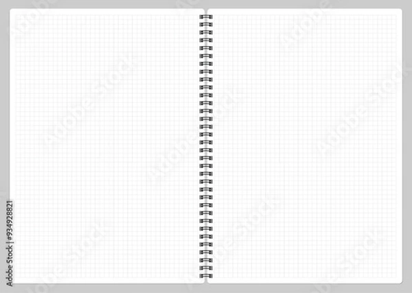 Fototapeta Notebook paper vector illustration eps 10