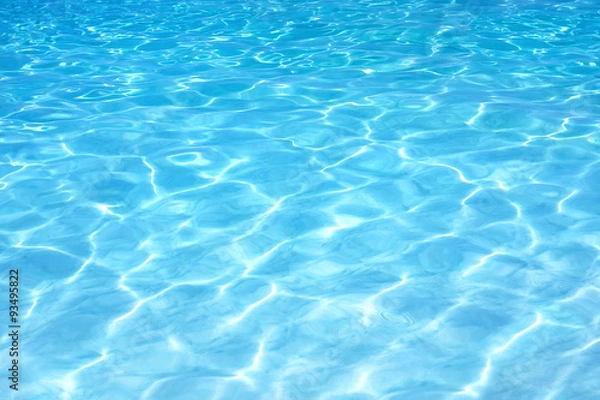 Obraz Shining blue water ripple background