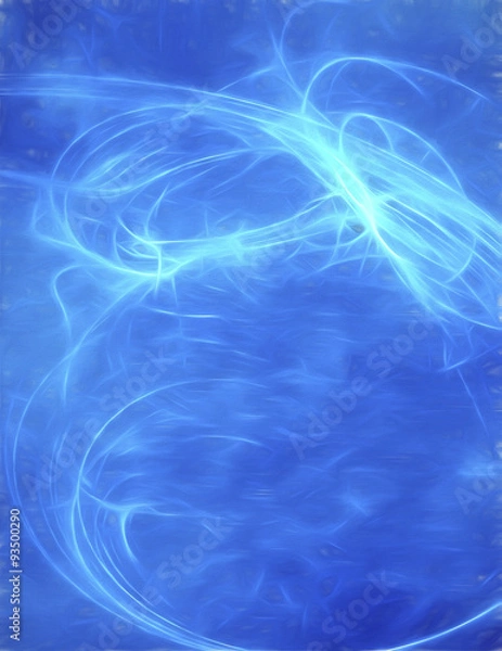 Fototapeta Liquid Blue Light