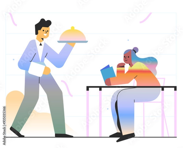 Fototapeta Waiting for your order