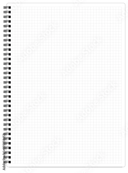 Fototapeta Empty notebook vector illustration eps 10