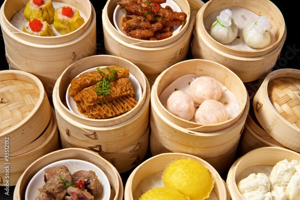 Obraz Chiński zestaw Dimsum