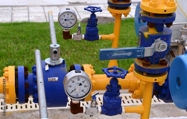 Obraz Gas storage and pipeline 