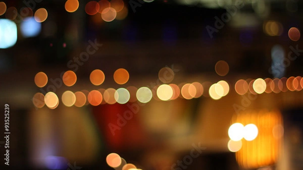 Fototapeta Bokeh / A picture of colorful bokeh