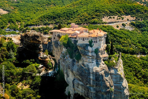 Obraz Monastery in Meteora, Greece, Varlaam monastery
