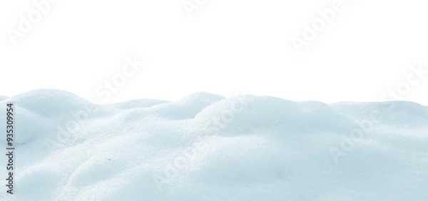 Obraz  large beautiful snowdrift cutout