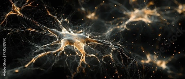 Fototapeta Abstract Representation of Neuron