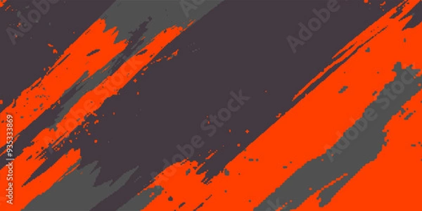 Fototapeta Abstract grunge sport pattern children for girls and boys. Creative sport vector pattern with dots, triangle, lines, polygon.