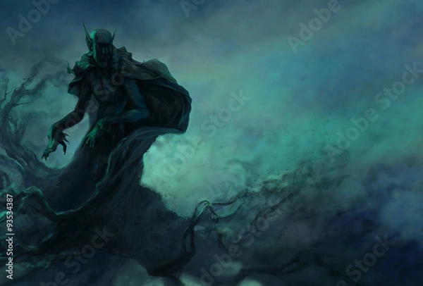 Obraz vampire in the night sky