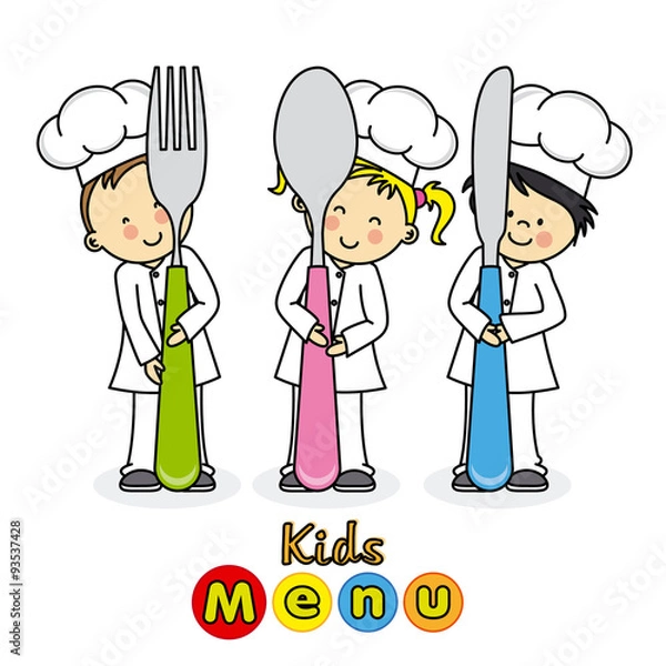 Fototapeta  kids menu