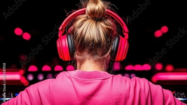 Obraz Performing In The Club, Music Vibrating Through The Walls 