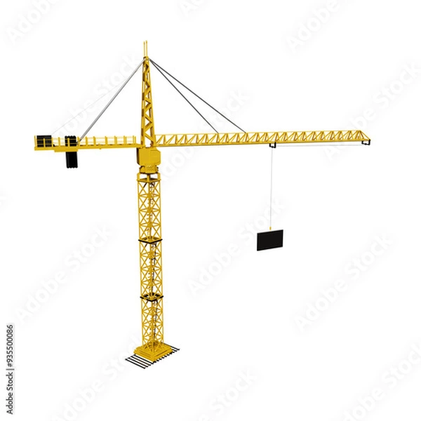 Fototapeta Construction Equipment 3D