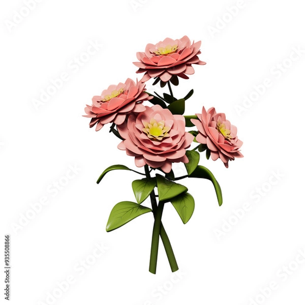 Fototapeta Flowers 3D