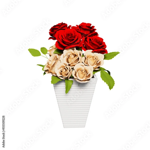 Fototapeta Flowers 3D