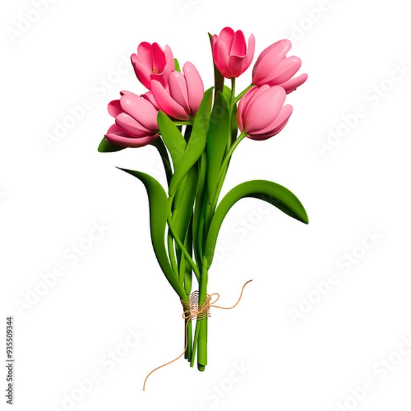 Fototapeta Flowers 3D