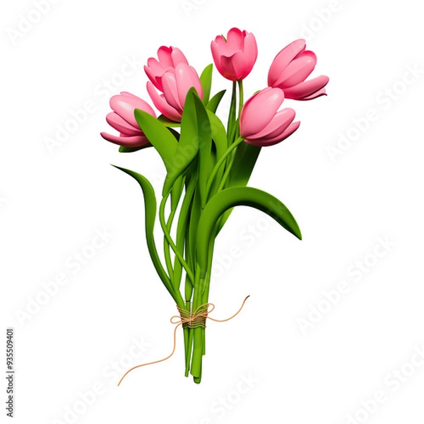 Fototapeta Flowers 3D