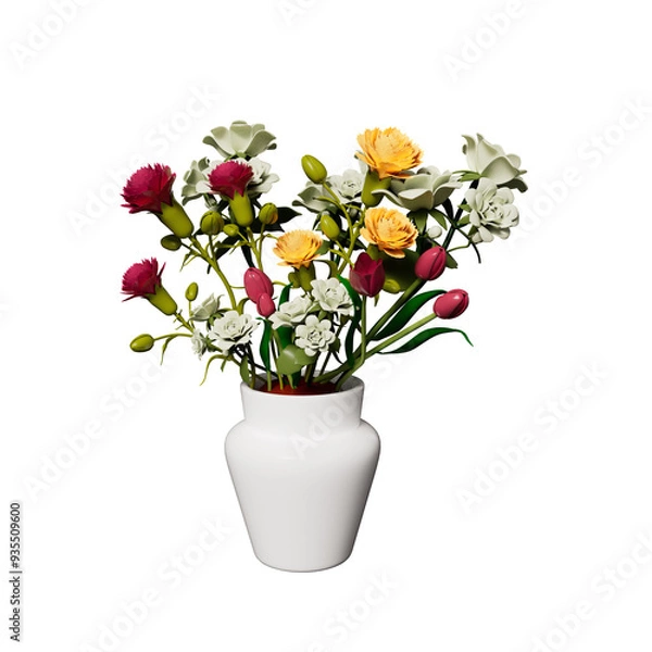 Fototapeta Flowers 3D