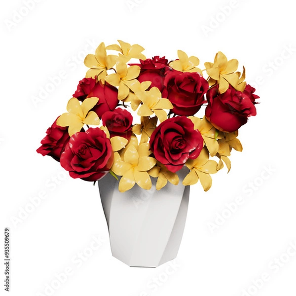 Fototapeta Flowers 3D
