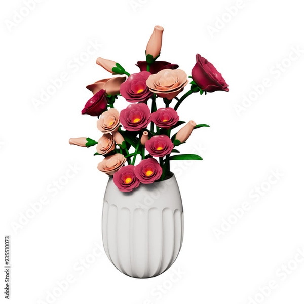 Fototapeta Flowers 3D
