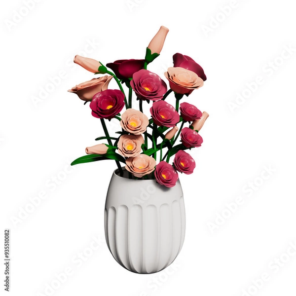 Fototapeta Flowers 3D