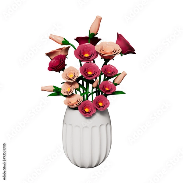 Fototapeta Flowers 3D