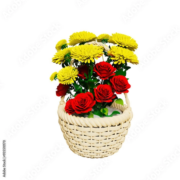 Fototapeta Flowers 3D