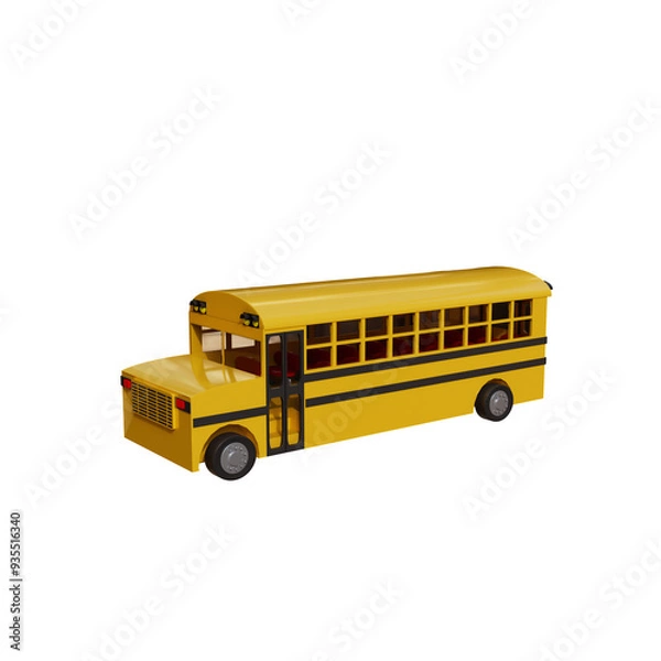 Fototapeta School Elements 3D 