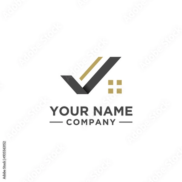 Obraz check mark logo