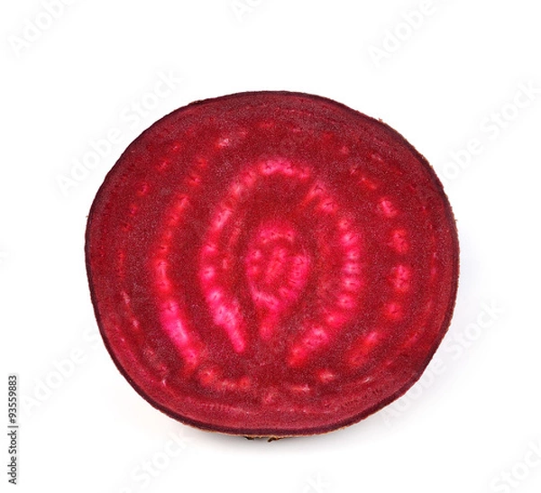 Fototapeta Fresh beetroot isolated on white background