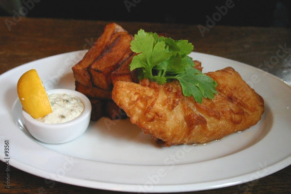 Obraz posh fish and chips