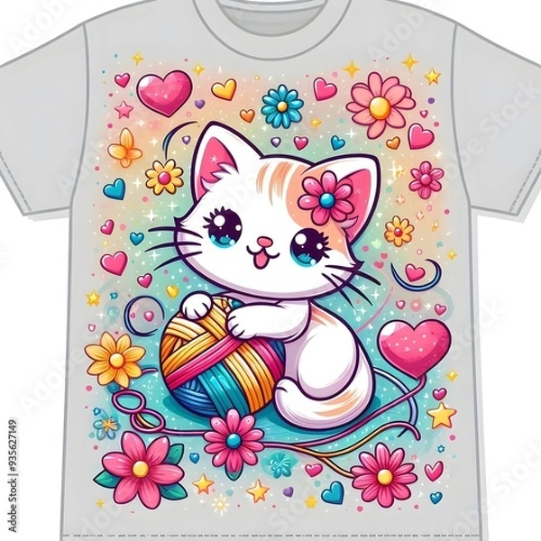 Fototapeta T-shirts are a wardrobe essential, known for their comfort, versatility, and casual style. Typically made from soft, breathable fabrics, they feature a simple design with a round neckline