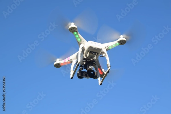 Fototapeta Flug einer Drohne