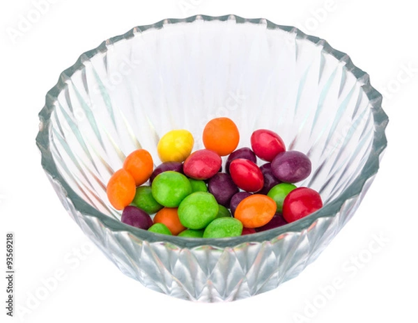 Fototapeta Sweets in a glass vase