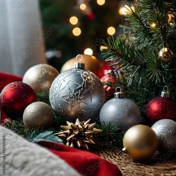 Obraz christmas tree decoration