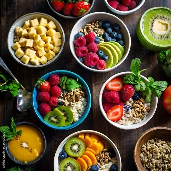 Obraz healthy breakfast cereal