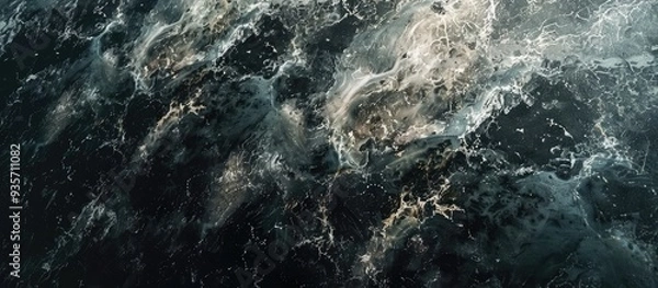 Fototapeta Granite Marble Texture Background Featuring Free Copy Space For Product Or Advertising Text Design