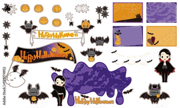 Obraz Bats and Vampires No Background