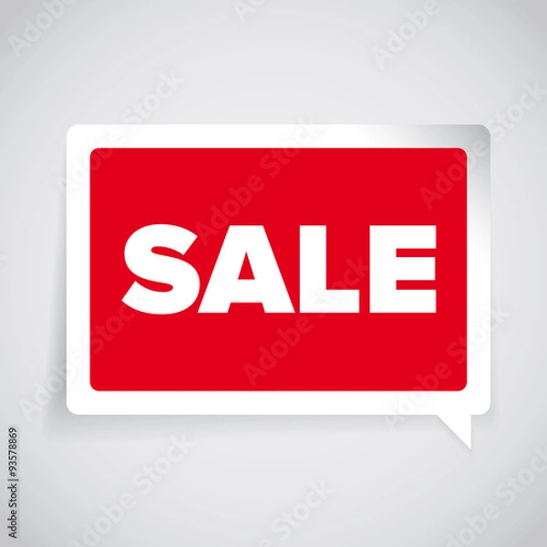 Fototapeta Sale vector label
