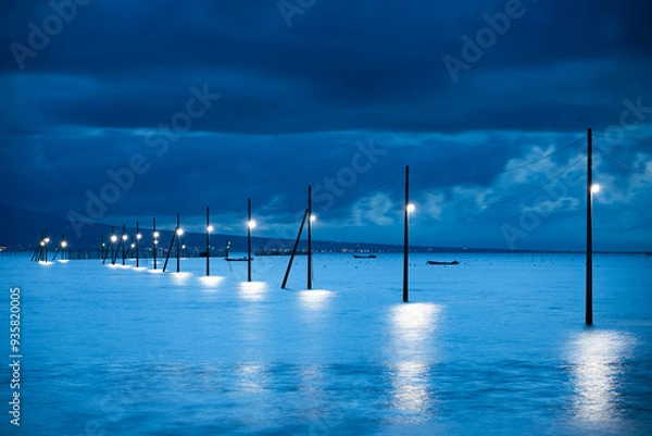 Obraz 長田部海床路