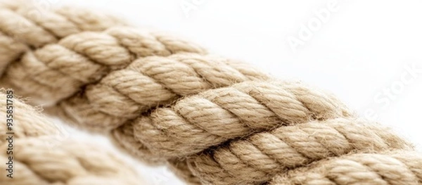 Fototapeta Close-Up of a Twisted Rope