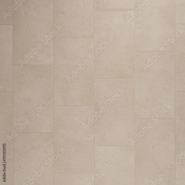 Fototapeta Light Beige Tile Texture – Natural Stone Flooring with Subtle Pattern