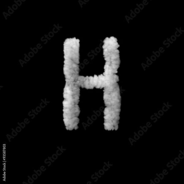 Fototapeta 雲のフォント
