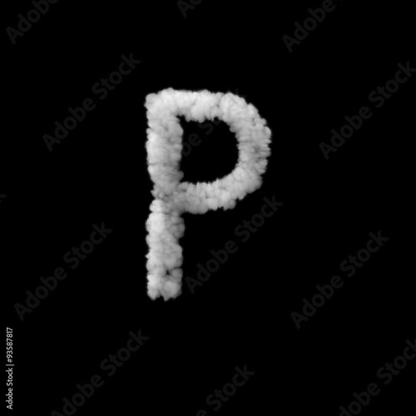 Fototapeta 雲のフォント
