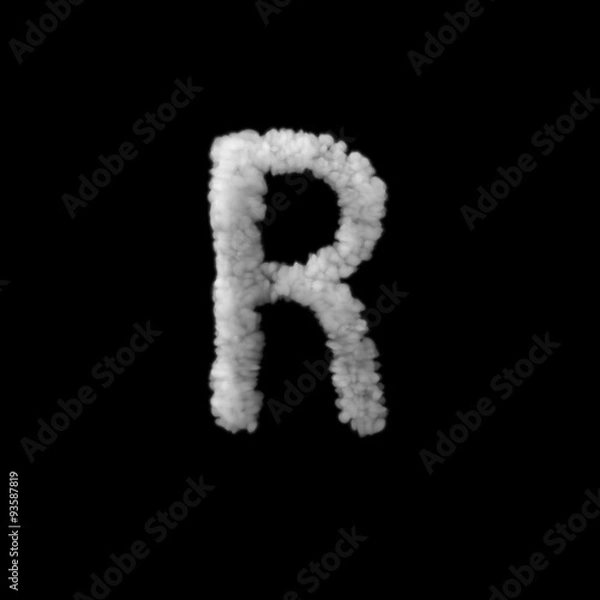 Fototapeta 雲のフォント
