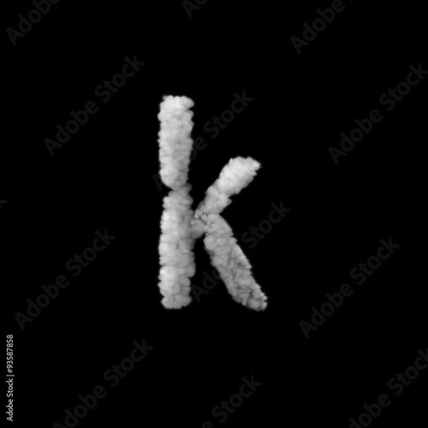 Fototapeta 雲のフォント