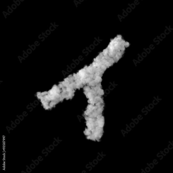 Fototapeta 雲形のフォント